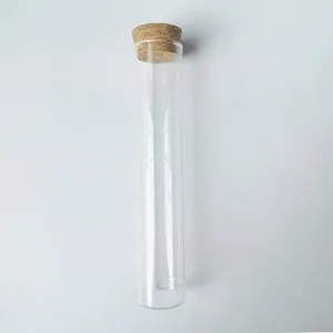 Tubes en verre avec logo personnalisé Joint de stockage Bouchon en bois Couvercle en liège pour fumer Tuyaux king size roulés à la main avec embouts filtrants en verre 10mm 12mm - Product Image 4