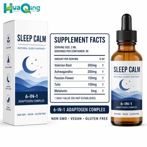 <span class=keywords><strong>Gotas</strong></span> Adaptógenas 6 en 1 <span class=keywords><strong>para</strong></span> Dormir Tranquilo: Raíz de Valeriana, Ashwagandha, Tulsi, Flor de <span class=keywords><strong>la</strong></span> Pasión, Melatonina, Paz y Relajación, Marca Privada OEM - Product Image 3