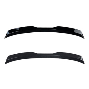 Aileron de coffre arrière Volkswagen Golf 8 Mk8 2020+ en fibre de carbone, texture noir piano, ABS, pièce de modification - Product Image 3