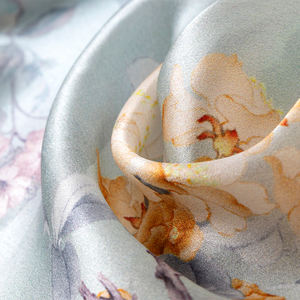 2025 yeni tasarım çin tarzı Retro 65cm x 65cm kare kadınlar için ipek eşarp 100% dut ipek destek toptan ve özelleştirilebilir - Product Image 6