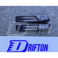 Remplacement d'emblème d'aile en fibre de carbone pour Nissan R35 GTR 2008-2016
