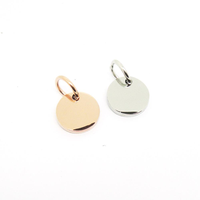 Chine bijoux en acier inoxydable en gros nom plaque collier bijoux personnalisés pièce pendentif blanc graveur Laser émail pendentif