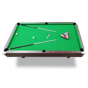Bàn bida & snooker chuyên nghiệp 8ft hoạt động bằng tiền xu, dành cho gia đình, văn phòng & phòng chơi game, với đệm cao su bền và túi da. - Product Image 5