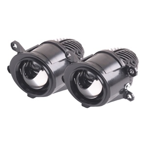 SANVI 2 Inch Fog Lamp Motorcycle Car Fog Lamp White Color 5500K Bi Led <b>Projector</b> Headlight Lens Fog <b>Light</b> - Product Image 1