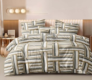 Juego de sábanas de poliéster con estampado africano al por mayor, tela suave, cómoda y duradera, estampado vibrante para hoteles, hogares y resorts - Product Image 3