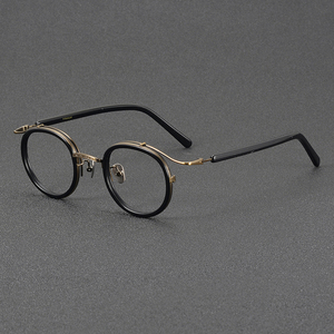 2526K Retro Vòng Khung Nhật Bản Handmade Kính Nghệ Thuật Thời Trang Cá Nhân Khung Quang Học - Product Image 2