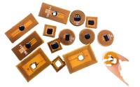 NTAG424 DNA NFC Mini-étiquette anti-métal 8 mm, étiquette RFID passive, autocollant FPC étanche pour le suivi des actifs et l'authentification de sécurité