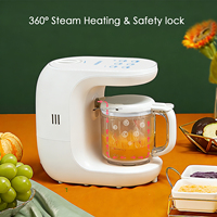 Robot culinaire multifonctionnel pour bébé 200ML, cuisson vapeur, mixeur, hachoir alimentaire, écran tactile LED, préparation de jus, OEM ODM