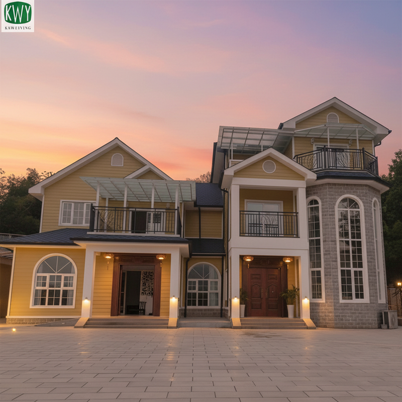 Customized attractive price luxury villa factory