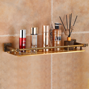 Set da bagno Vintage a parete portasciugamani moderni antichi Set spazio in alluminio portasciugamani <span class=keywords><strong>porta</strong></span> portasciugamani Kit scaffali - Product Image 3