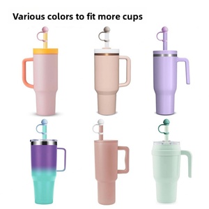 Tapa y Tapón de Silicona de 10mm Personalizados al por Mayor, Nuevos Accesorios Reutilizables a Prueba de Polvo de Grado Alimenticio para Vasos de Hielo y Bebidas - Product Image 3