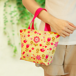 Sac à lunch isotherme en toile lavable en gros avec grande capacité et option de logo personnalisé - Product Image 6