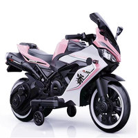 Casque de moto électrique bleu pour enfants, tranche d'âge 2 à 4 ans, pour filles