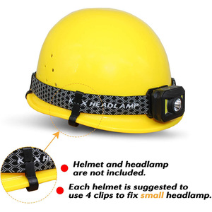 Helmet Headlamp <b>Clips</b> Plastic <b>Hooks</b> For Headlight Mounting Safety Helmet Accessories Unisex - Product Image 3