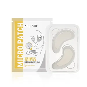 Oem Private Label Collagen Microneedle Eye Mask Eye Patches Anti Wrinkle Hyaluronic Acid Under Eye Microneedle Patch