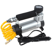 12V Heavy Duty Metal Double Cylinder Fast Inflate CE Certified Car Tire Inflator Air Compressor with Pointer Pressure Gauge