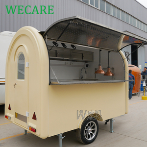 Wecare đường phố Cắm Trại Di động nhà bếp nhanh chóng Mini ice cream Hot Dog cà phê Bar giỏ hàng với nướng/bánh xe thực phẩm Trailer Nhà cung cấp thực phẩm giỏ hàng - Product Image 1
