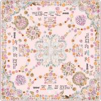 Tapete de Mahjong Charleston con Diseño de Conchas Marinas en Color Pastel, Fondo Rosa, Patrón de Conchas Oceánicas, Plegable, de Neopreno, Cubierta para Mesa de Mahjong Americana
