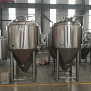 Cuve de Fermentation en Acier Inoxydable 304 de 2000L, Contrôlée par PLC, pour la Fabrication de Bière, avec Moteur et Propulseur - Product Image 5