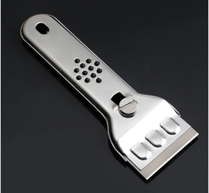 DFU228 Ensemble d'outils multifonction en acier inoxydable pour le nettoyage des carreaux de sol et de mur, avec lames et grattoir de nettoyage - Product Image 5