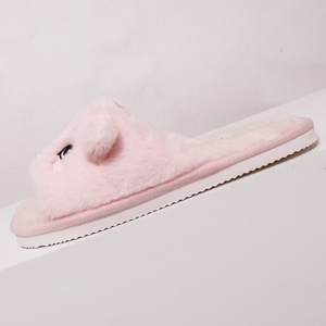 Vente en gros de nouveaux produits : Chaussons d'intérieur à semelle EVA, motif dessin animé, doublure en fausse fourrure courte, à bout ouvert, de bonne qualité - Product Image 5