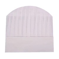 Chapeau de chef rond jetable en non-tissé, produits de sécurité