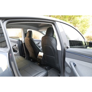 Cojín para <span class=keywords><strong>Asiento</strong></span> de Coche FUXUAN para Tesla Model Y con Cubierta de Cuero Nappa Negro - Product Image 4