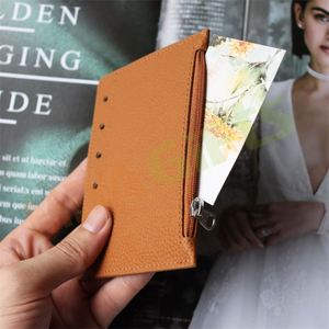 <strong>Custom</strong> Binder <strong>Planner</strong> Notebook Leather Divider Dashboard Pocket <strong>Insert</strong> With Zipper Card Holder Pebble Accessories - Product Image 4