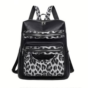 <b>Women's</b> European American Retro Style Large Capacity Hand-woven PU Leather Duffel <b>Bag</b> ZIP Adjustable Strap Lightweight Portable - Product Image 3