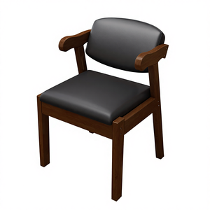 <span class=keywords><strong>Chaise</strong></span> de salle à manger LUMIO en <span class=keywords><strong>bois</strong></span> massif, design nordique, dossier haut, revêtement en tissu - Utilisation polyvalente, maison et milieux commerciaux - Product Image 1