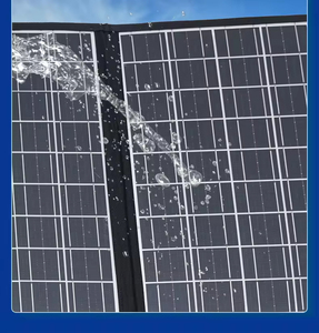 Panel Solar Portátil para Acampar al Aire Libre, Precio Directo de Fábrica, Resistente al Agua, 30W 45W 60W 100W, Panel Fotovoltaico Plegable de Emergencia - Product Image 5