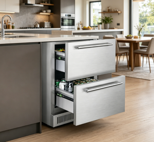 Vanace 130L <b>Portable</b> Wine <b>Fridge</b> Electric 132 Can Beverage Cooler Built-in or Freestanding Alcoholic Drink Refrigerator - Product Image 1