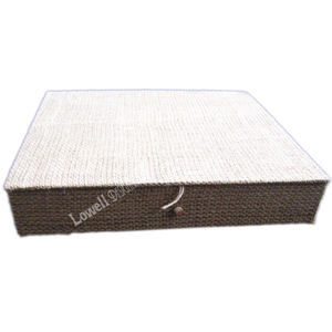Jute Fabric <b>Wedding</b> <b>Gift</b> <b>Box</b> - Product Image 3