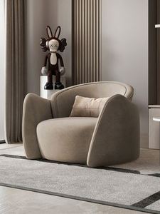 Silla Individual de Diseño GEDO 2026, Estilo Casual <span class=keywords><strong>para</strong></span> Sala de Estar, Creativa, Personalizada, con Tela Tecnológica Única, Gran Venta - Product Image 2