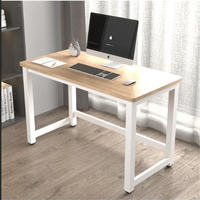 Bureau de travail modulaire en bois moderne de haute qualité en gros, poste de travail informatique, table d'étude, mobilier de bureau à domicile, directement de l'usine