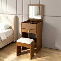 Ensemble de meuble-lavabo autoportant moderne et minimaliste, durable, avec armoire de rangement intégrée pour petits espaces, chambres et dressing