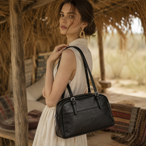 Bolso de Cuero Genuino Estilo Vintage para Mujer, Bolso de Mano de Gran Capacidad, Nuevo en Fábrica - Product Image 6