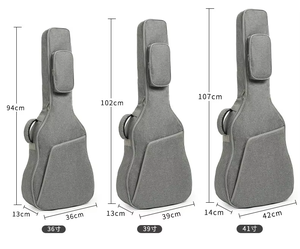 Funda para Guitarra Impermeable y Gruesa con Logotipo Personalizado al por Mayor, Mochila para Órgano Electrónico, Almacenamiento para Instrumentos de 41, 40 y 34 Pulgadas - Product Image 2