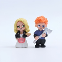 Figurines de collection Linman Chucky en peluche et plastique, série de jouets de dessin animé, boîte mystère, figurine, surprise d'anniversaire pour fille, jouets tendance, mignons
