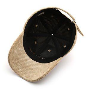 قبعة أب منظمة عالية الجودة من كوردروي ، قبعة أب جديدة من يورك من الرجال والنساء في الهواء الطلق قابلة للتعديل - Product Image 4