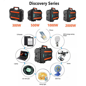 สถานีชาร์จแบตสำรองพกพา 300W 500W 1000W 2000W Jackery สถานีพลังงานแสงอาทิตย์แบบพกพา - Product Image 3