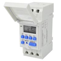 Temporizador programable semanal LCD digital, interruptor de relé de tiempo, THC15A AC / DC24V