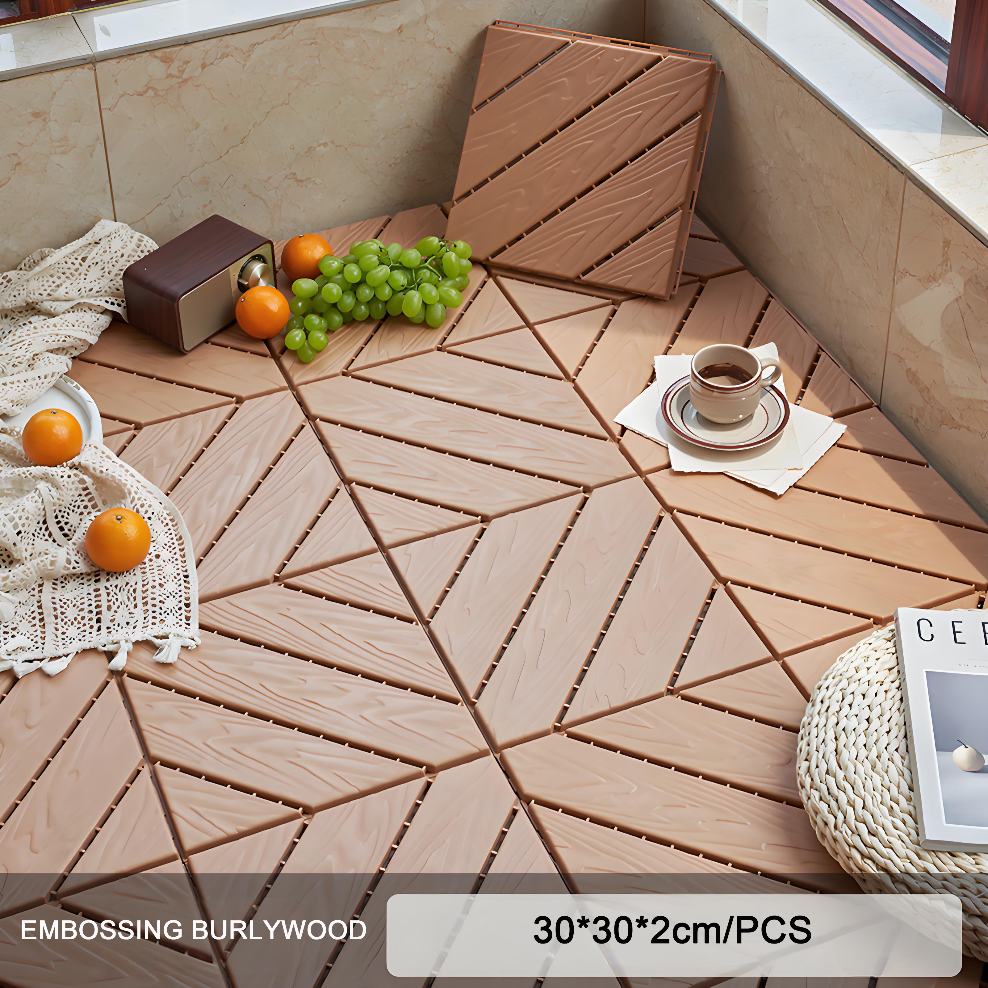 Embossing diagonal grain burlywood