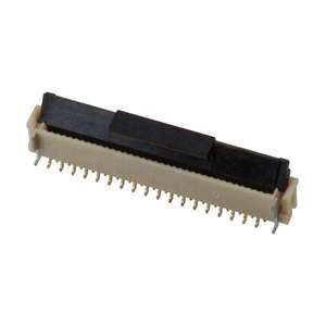 จุดสัมผัสแบบด้านเดียว/การเชื่อมแนวตั้ง 0.5 มม. Smd, p=0.5 มม. Ffc, Fpc (แบบแบนยืดหยุ่น) ชุดประกอบขั้วต่อ Rohs - Product Image 2