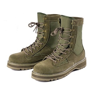CXXM Stivali Tattici Invernali da Uomo in Pelle Scamosciata, Scarpe di Sicurezza con Lacci, Suola <span class=keywords><strong>Vibram</strong></span> - Product Image 2