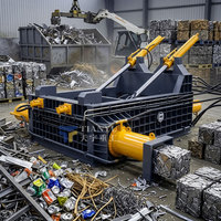 Presse à balles pour ferraille de 500 tonnes, usage intensif |   Presse compacteuse hydraulique automatique pour le recyclage de l'acier, du cuivre et de l'aluminium