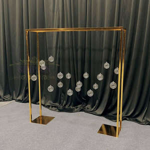 Support de fleur de lustre de fer pour des décorations de mariage et de partie présentoir de guide de route en forme de numéro dans l'emballage de boîte - Product Image 4