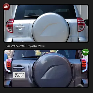 อุปกรณ์ตกแต่งรถยนต์สำหรับ Toyota Rav4 ไฟท้าย ปี 2009-2012  ดัดแปลงเป็นไฟท้าย LED แบบ DRL พร้อมไฟเลี้ยวแบบไดนามิก - Product Image 3