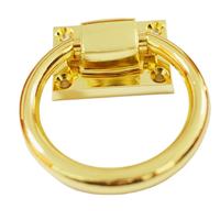 Accessoires de quincaillerie pour meubles HUAWEI, poignées de meubles en alliage de zinc, style classique, or et chrome antique, grandes poignées en forme d'anneau
