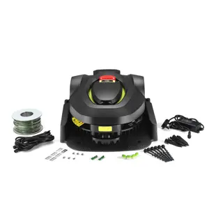 Remote Control Lawn Mower 18cm Cutting Size 28V Lithium Battery Automatic Robot Lawn Mower Cutting Height 20-60mm